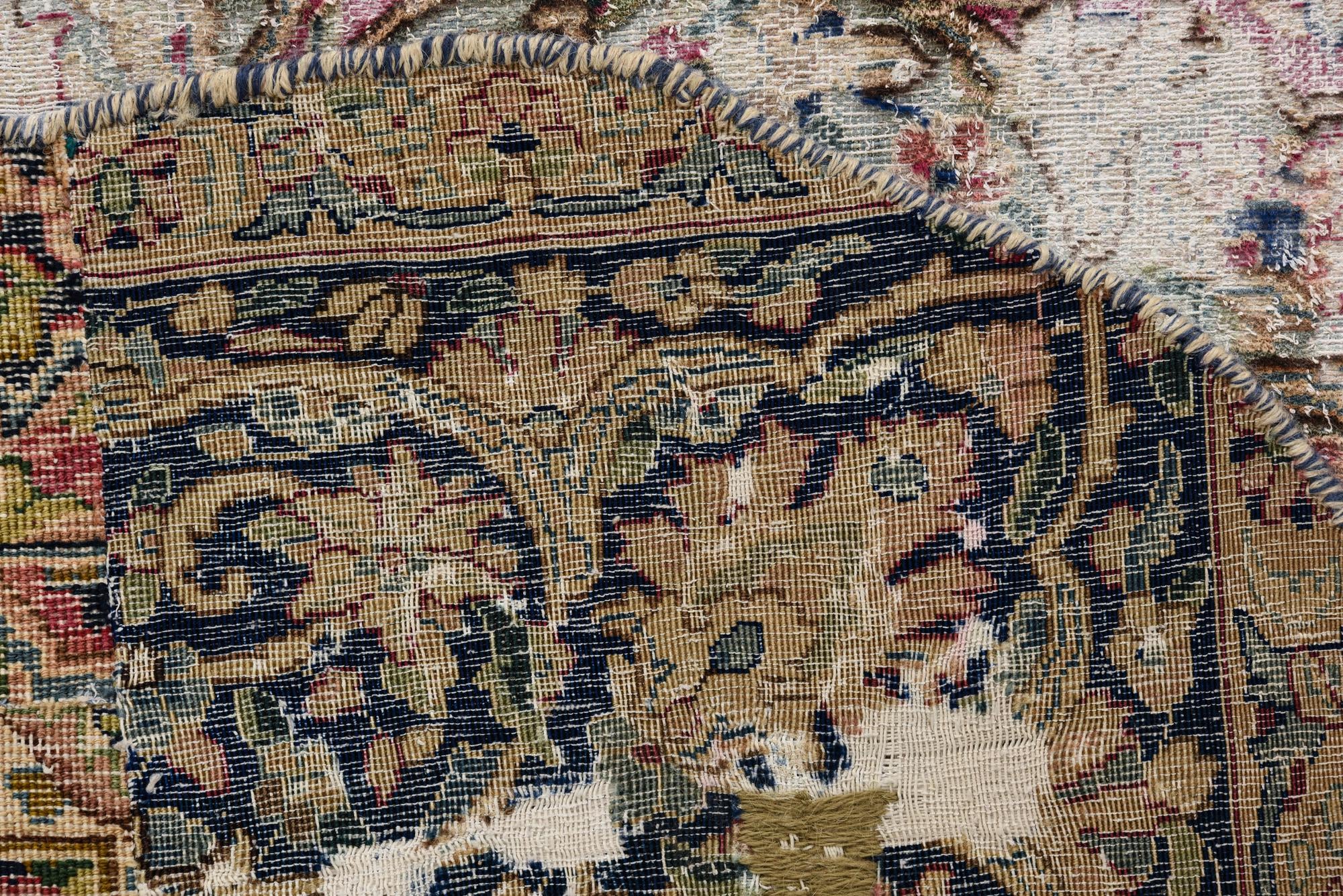 9' 8 x 12' 3 Hand Knotted Ultra Vintage Persian Wool Rug