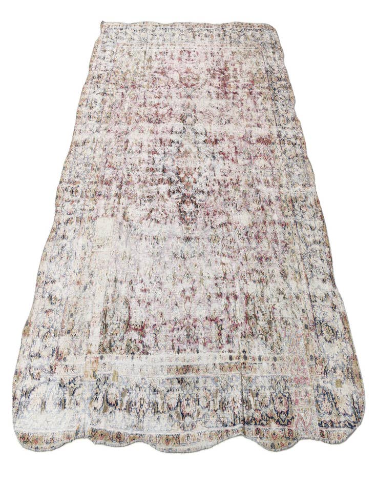 Detail image of 9' 8 x 12' 3  Hand Knotted Ultra Vintage Persian Wool Rug