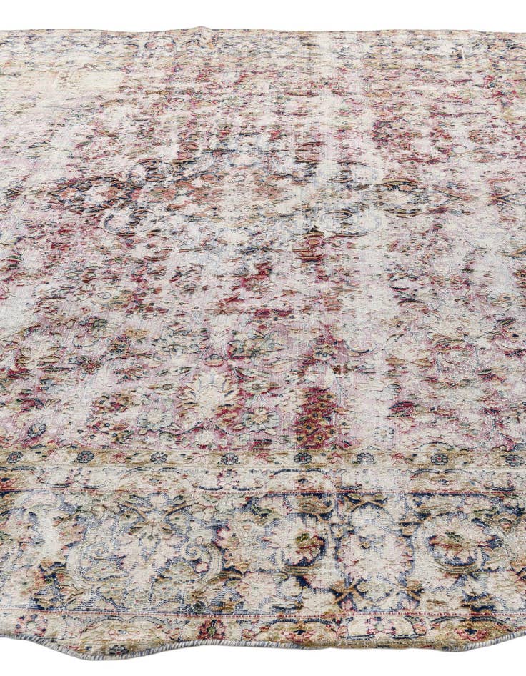 Detail image of 9' 8 x 12' 3  Hand Knotted Ultra Vintage Persian Wool Rug