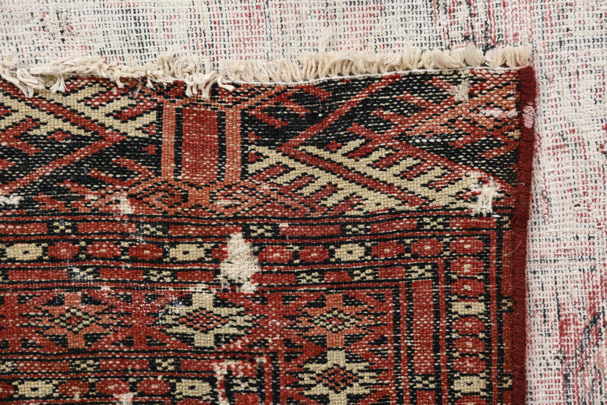6' x 9' 1 Hand Knotted Ultra Vintage Persian Wool Rug