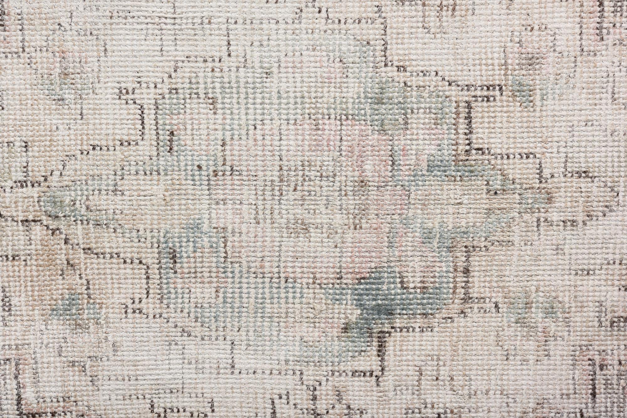 9' 1 x 13' Hand Knotted Ultra Vintage Persian Wool Rug