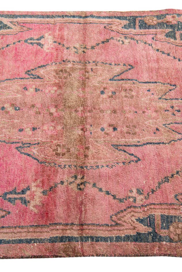 Detail image of 3' 7 x 7' 1 Hand Knotted Ultra Vintage Persian Wool Rug