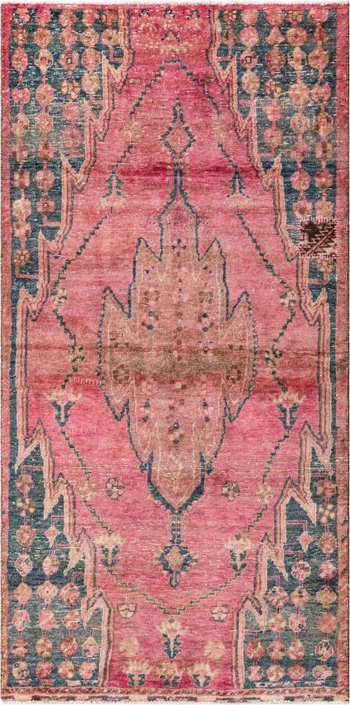 3' 7 x 7' 1 Hand Knotted Ultra Vintage Persian Wool Rug