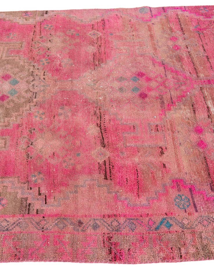 Detail image of 4' 6 x 7' 3  Hand Knotted Ultra Vintage Persian Wool Rug