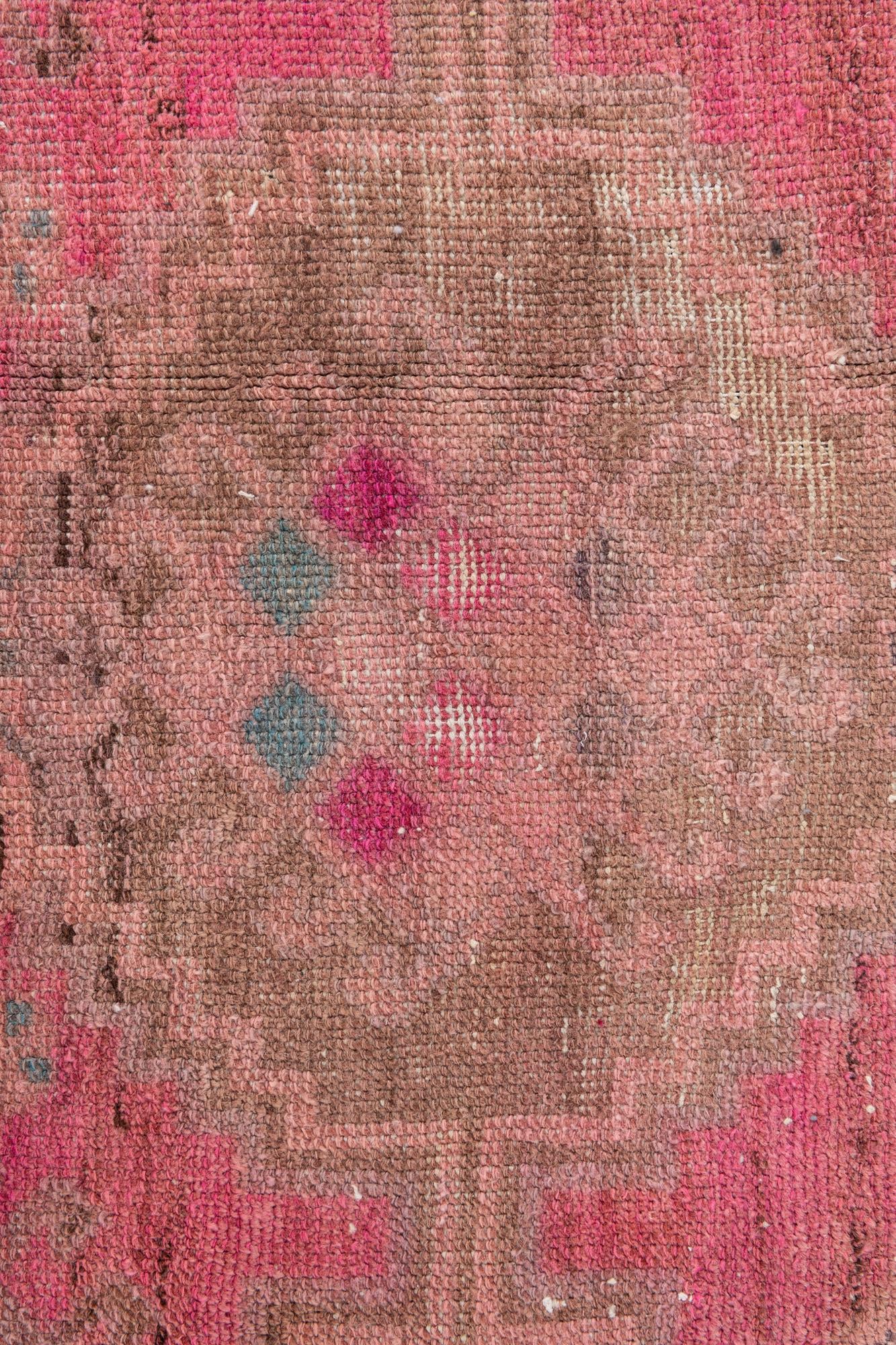 4' 6 x 7' 3 Hand Knotted Ultra Vintage Persian Wool Rug