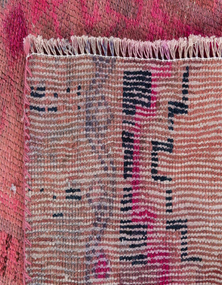 Detail image of 4' 6 x 7' 3  Hand Knotted Ultra Vintage Persian Wool Rug