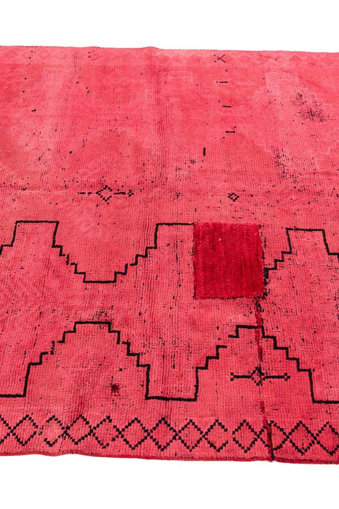 4' 10 x 7' 3 Hand Knotted Ultra Vintage Persian Wool Rug