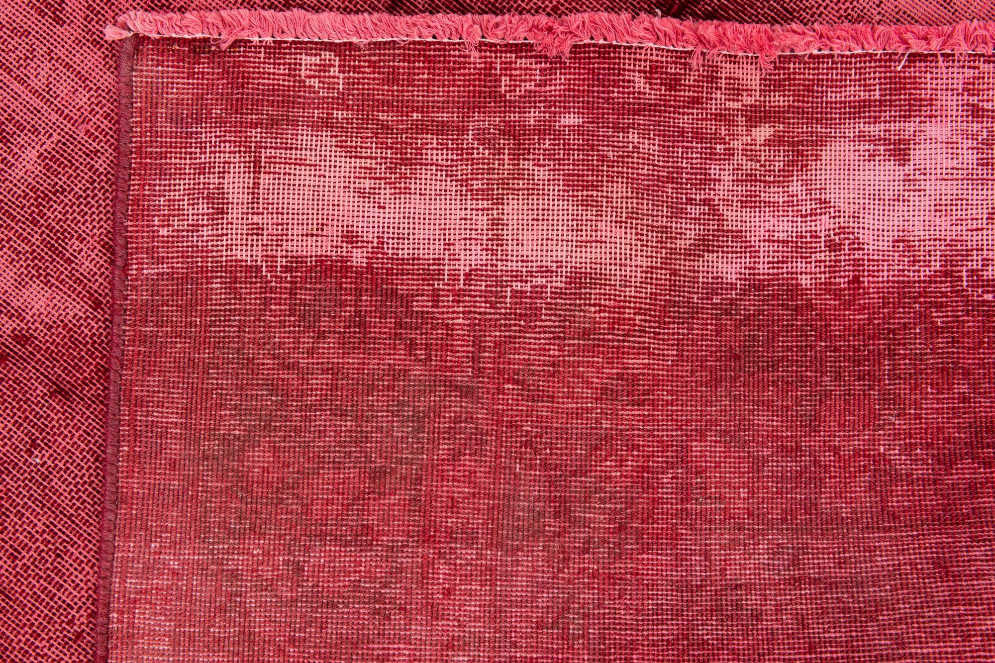 4' x 6' 8 Hand Knotted Ultra Vintage Persian Wool Rug
