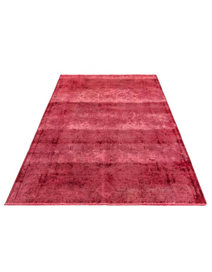 4' x 6' 8 Hand Knotted Ultra Vintage Persian Wool Rug