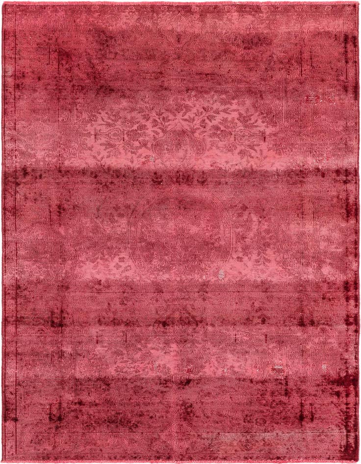 Detail image of 4' x 6' 8 Hand Knotted Ultra Vintage Persian Wool Rug