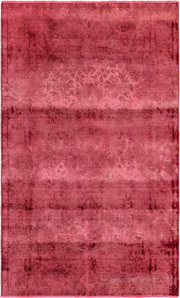 4' x 6' 8 Hand Knotted Ultra Vintage Persian Wool Rug
