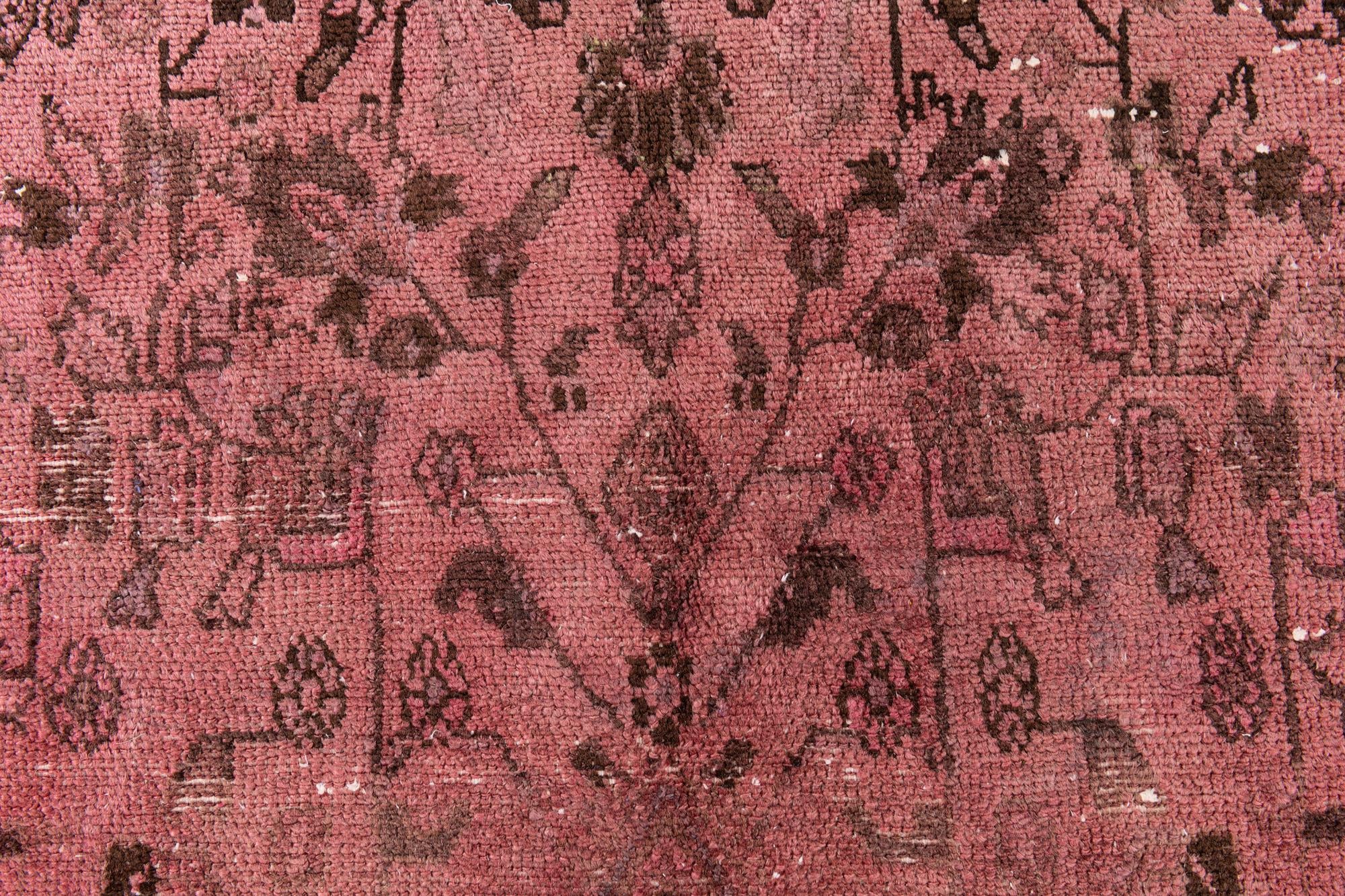 6' 9 x 9' 3 Hand Knotted Ultra Vintage Persian Wool Rug