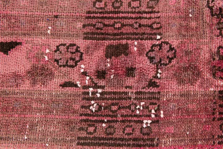 6' 9 x 9' 3 Hand Knotted Ultra Vintage Persian Wool Rug