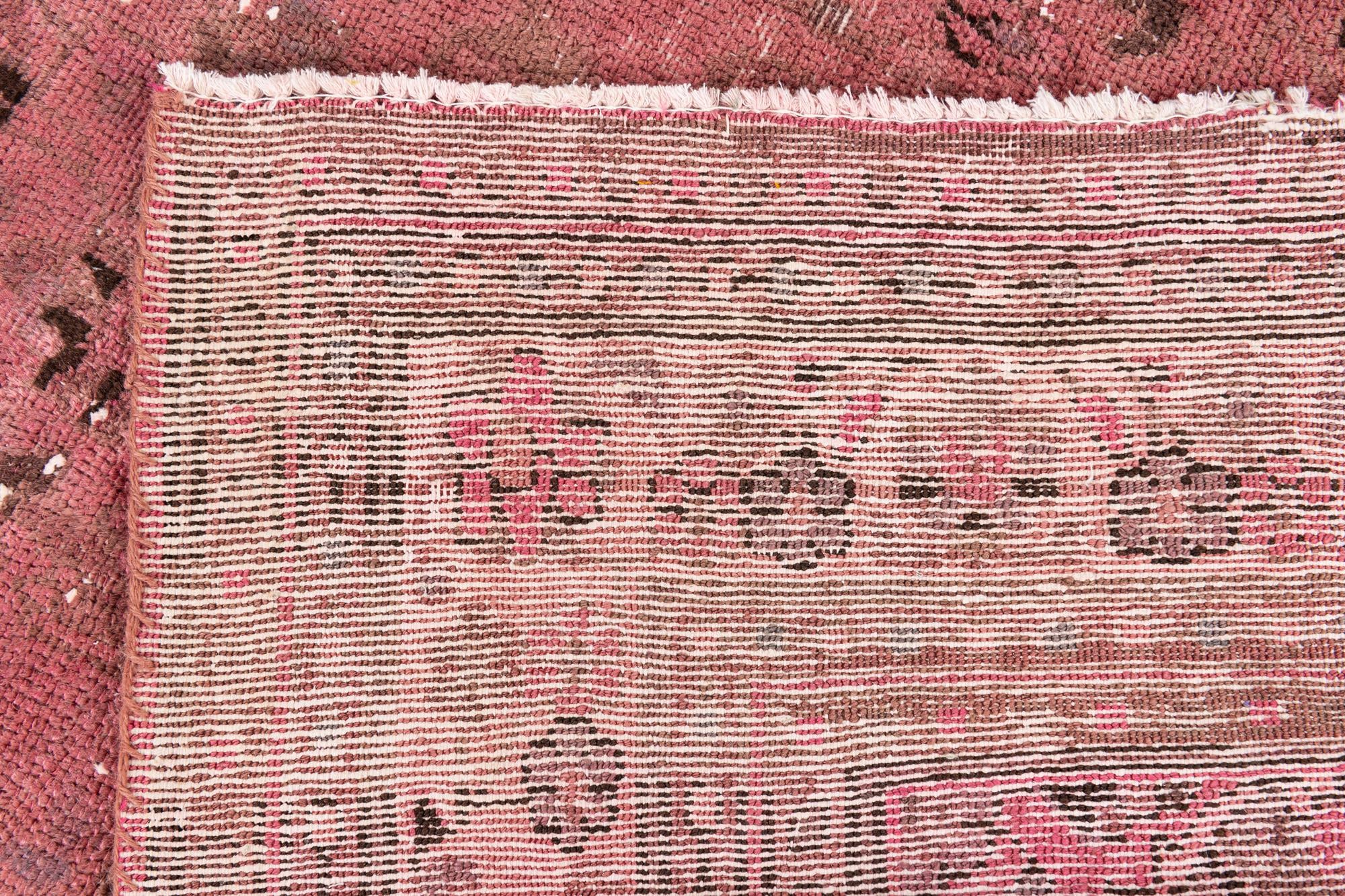 6' 9 x 9' 3 Hand Knotted Ultra Vintage Persian Wool Rug