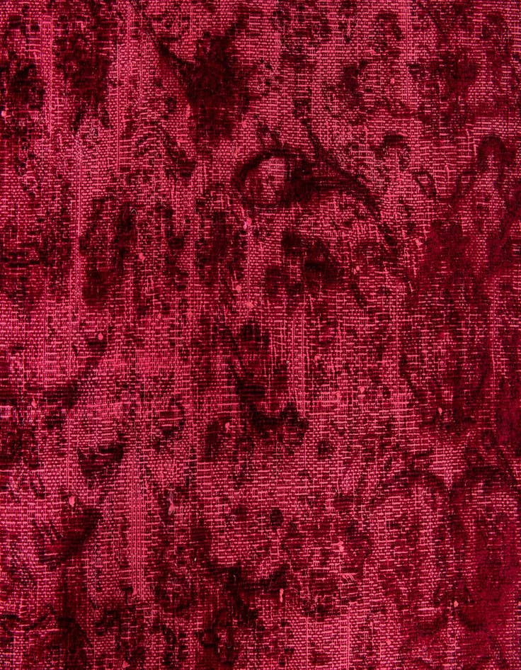 Detail image of 9' 7 x 13'  Hand Knotted Ultra Vintage Persian Wool Rug