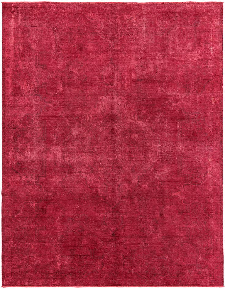 Detail image of 7' 5 x 10' 3 Hand Knotted Ultra Vintage Persian Wool Rug