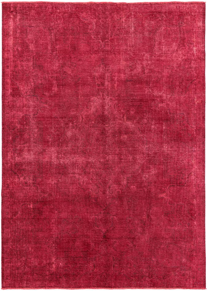 Detail image of 7' 5 x 10' 3 Hand Knotted Ultra Vintage Persian Wool Rug