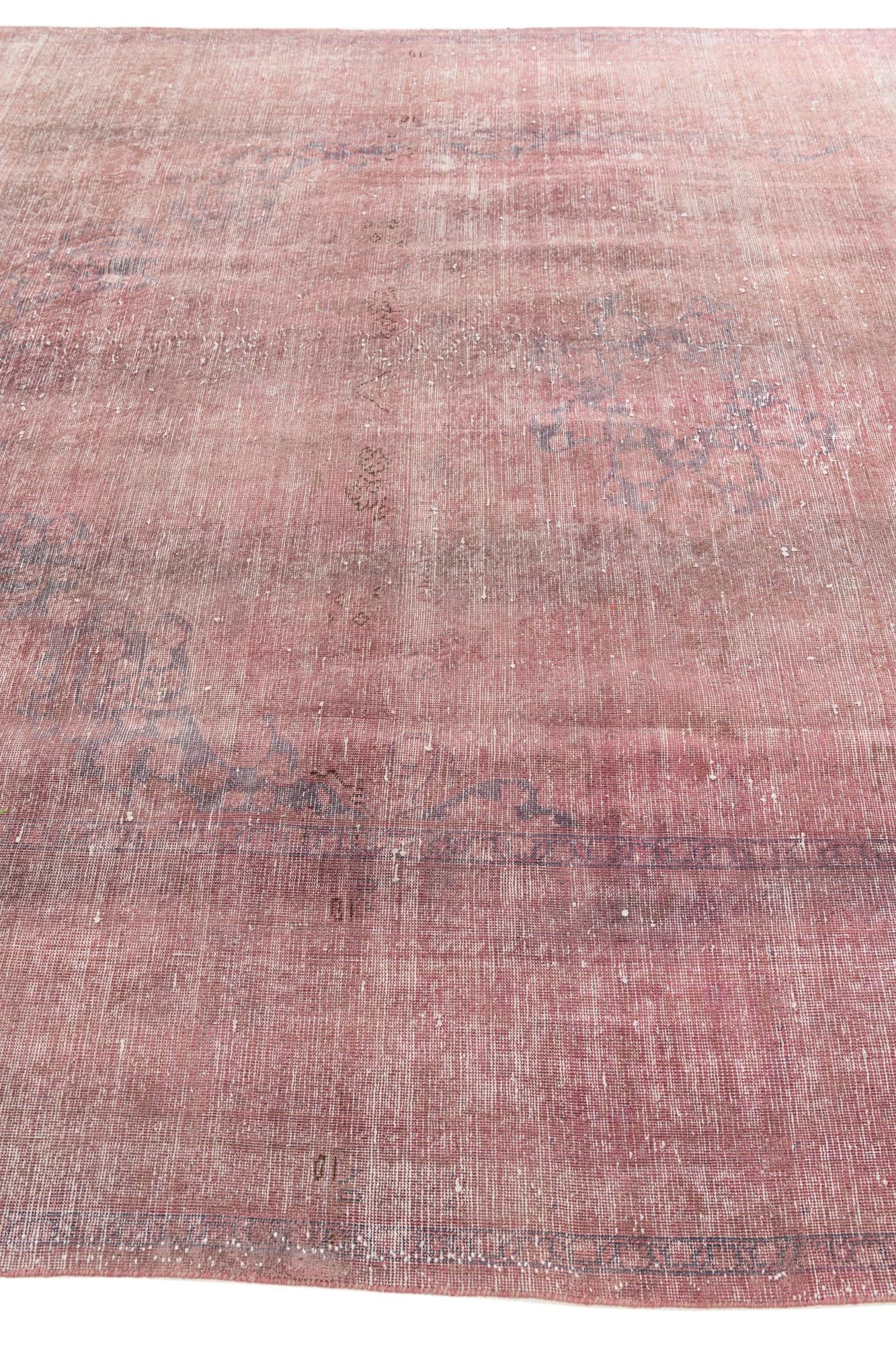 8' 2 x 11' Hand Knotted Ultra Vintage Persian Wool Rug