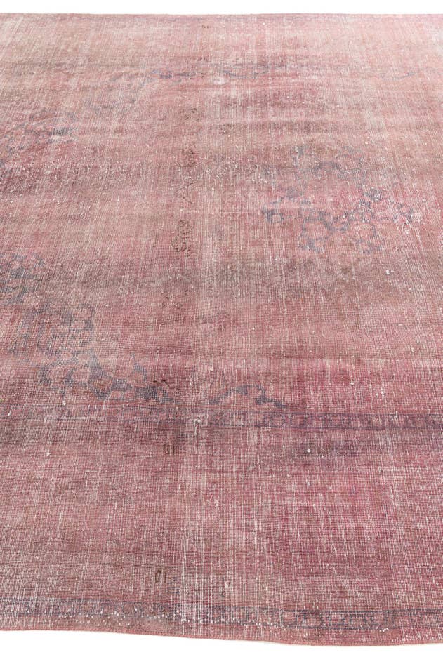 Detail image of 8' 2 x 11' Hand Knotted Ultra Vintage Persian Wool Rug