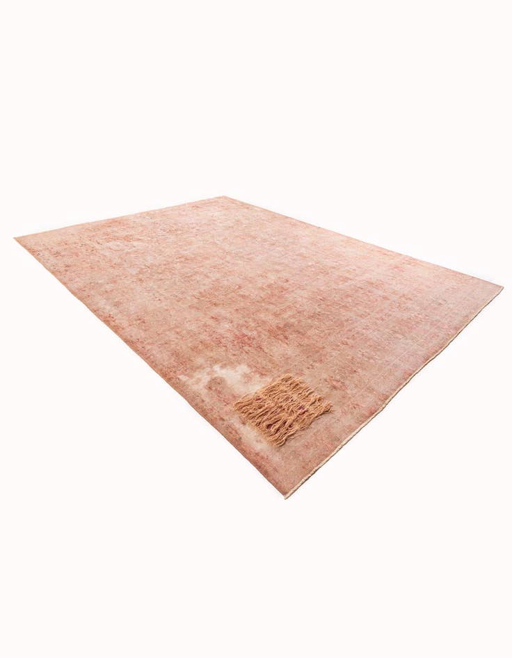 Detail image of 9' 7 x 13'  Hand Knotted Ultra Vintage Persian Wool Rug