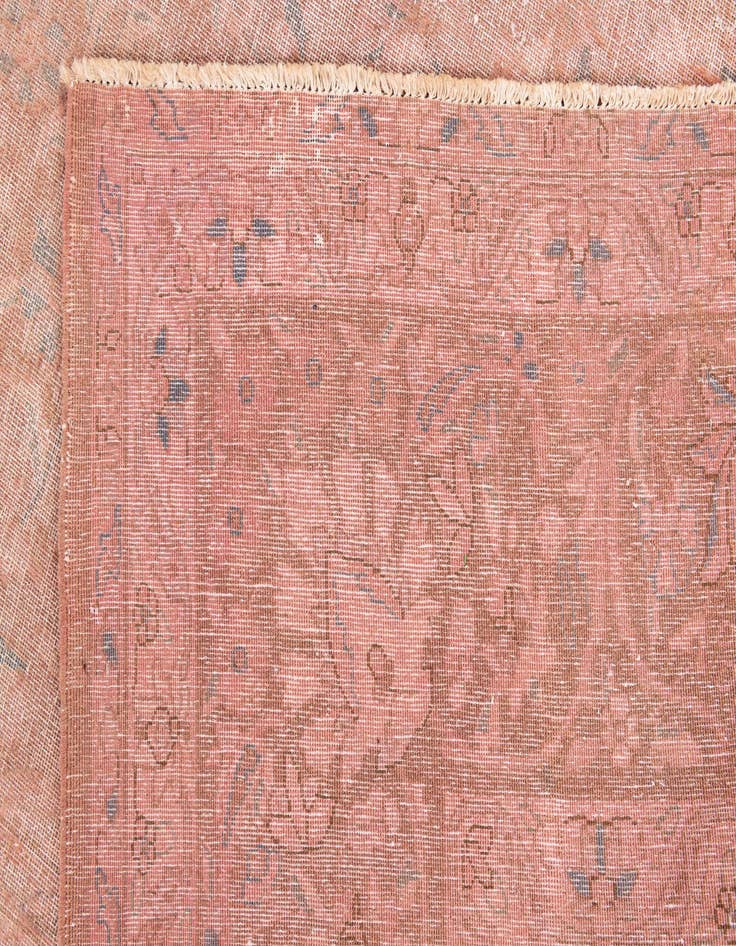 Detail image of 9' 7 x 13'  Hand Knotted Ultra Vintage Persian Wool Rug