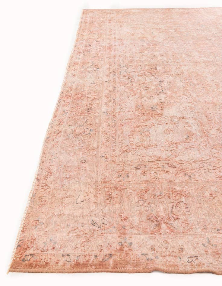 Detail image of 9' 7 x 13'  Hand Knotted Ultra Vintage Persian Wool Rug