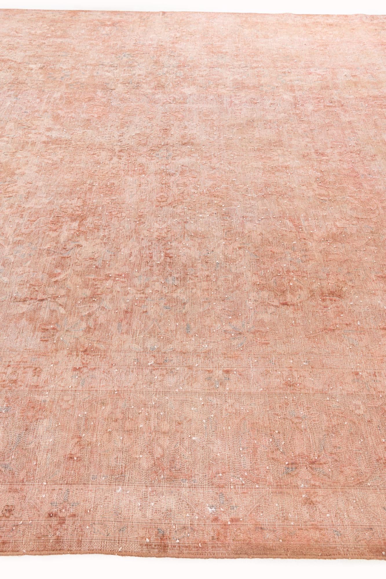 9' 7 x 13' Hand Knotted Ultra Vintage Persian Wool Rug