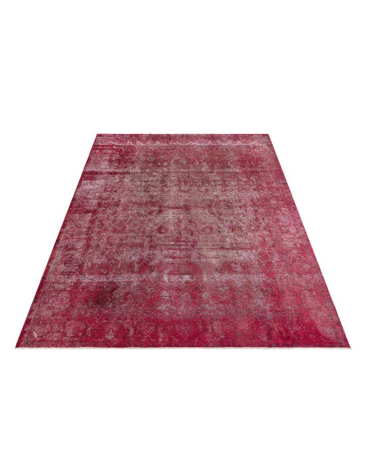 9' 4 x 12' 6 Hand Knotted Ultra Vintage Persian Wool Rug