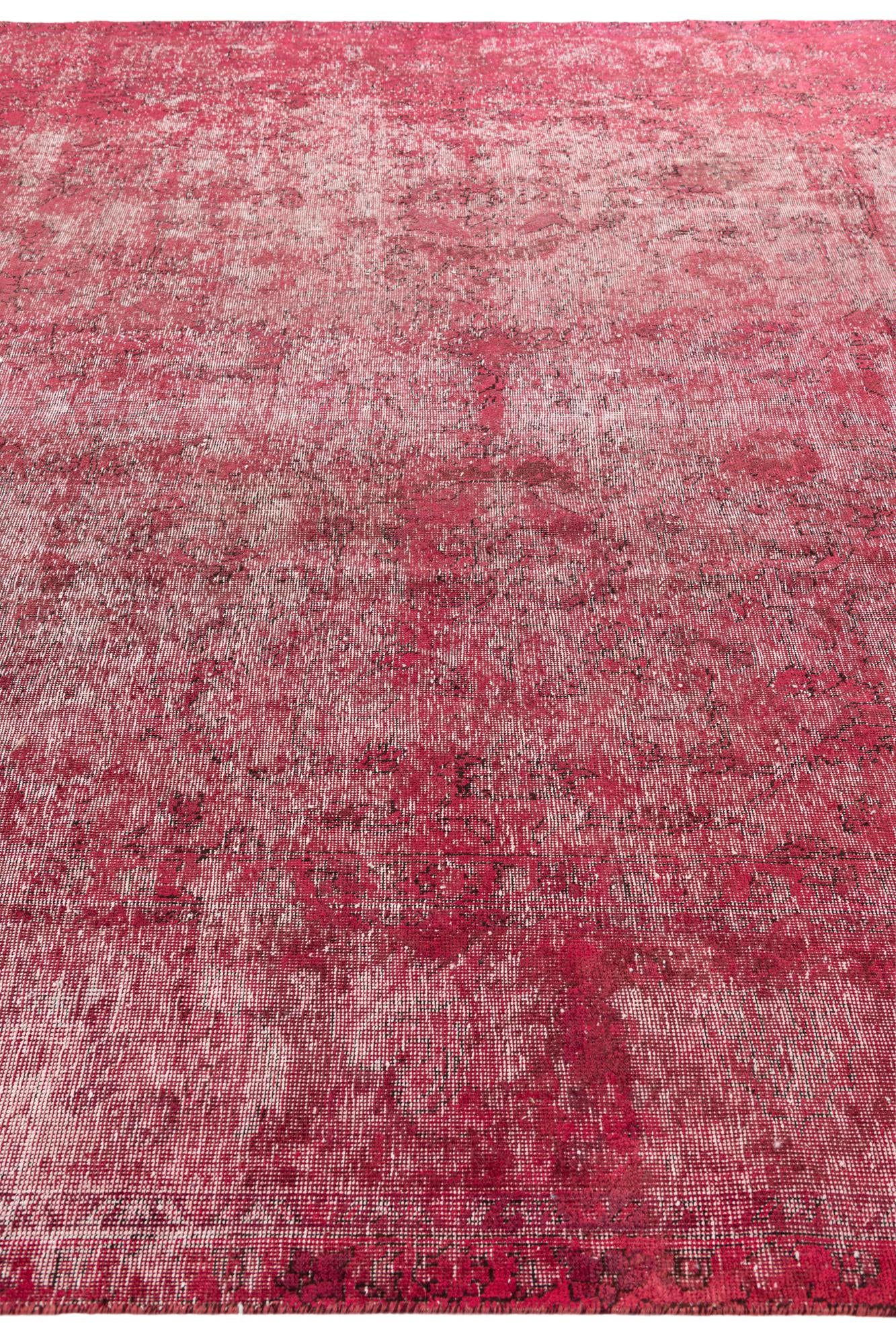 9' 4 x 12' 6 Hand Knotted Ultra Vintage Persian Wool Rug