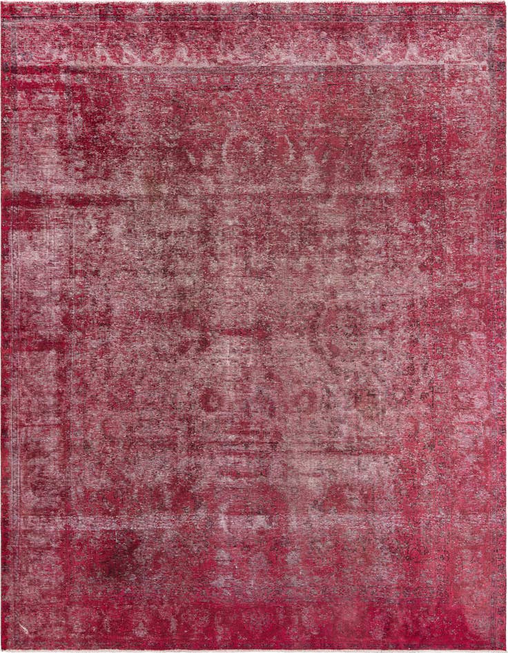 Detail image of 9' 4 x 12' 6 Hand Knotted Ultra Vintage Persian Wool Rug