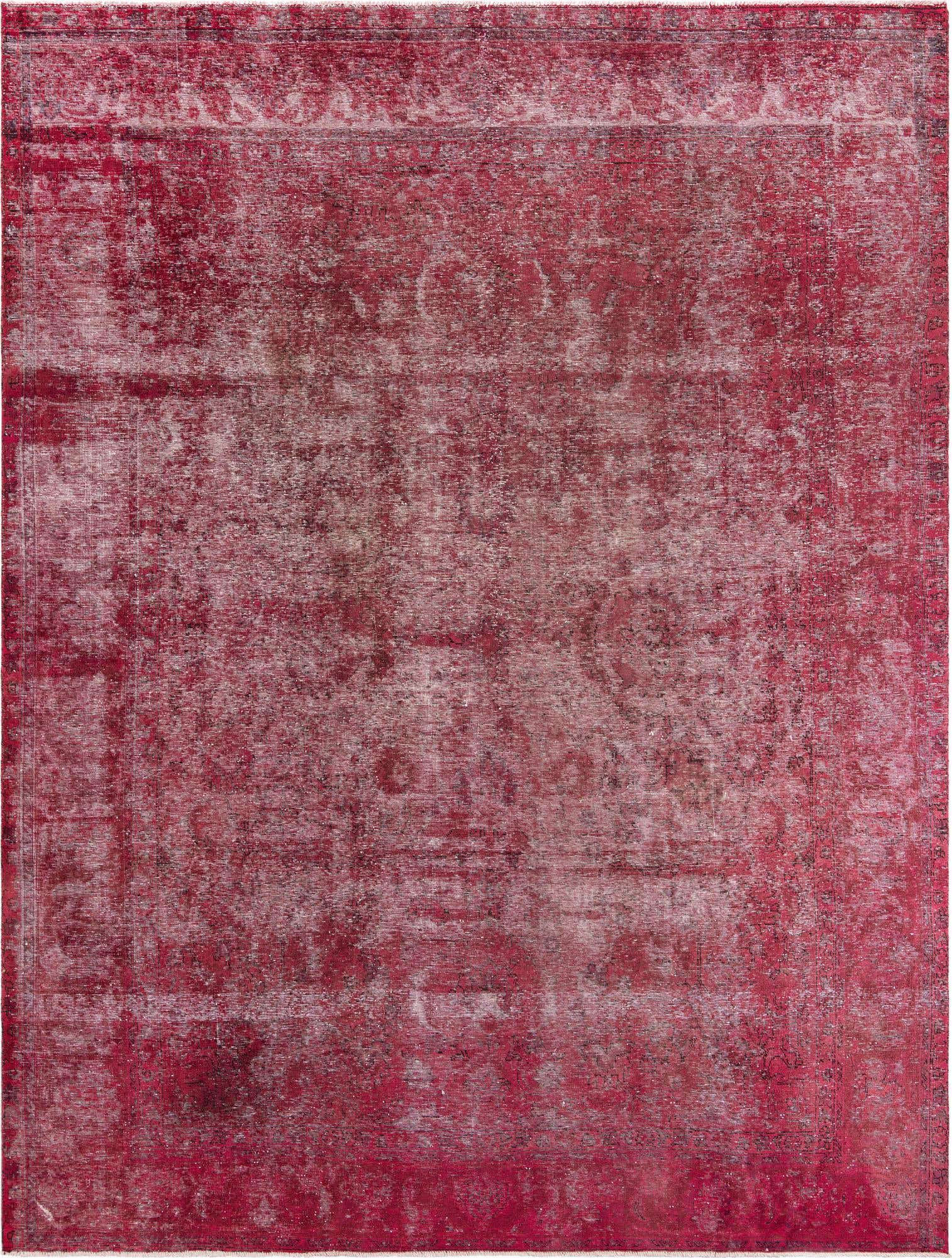 9' 4 x 12' 6 Hand Knotted Ultra Vintage Persian Wool Rug