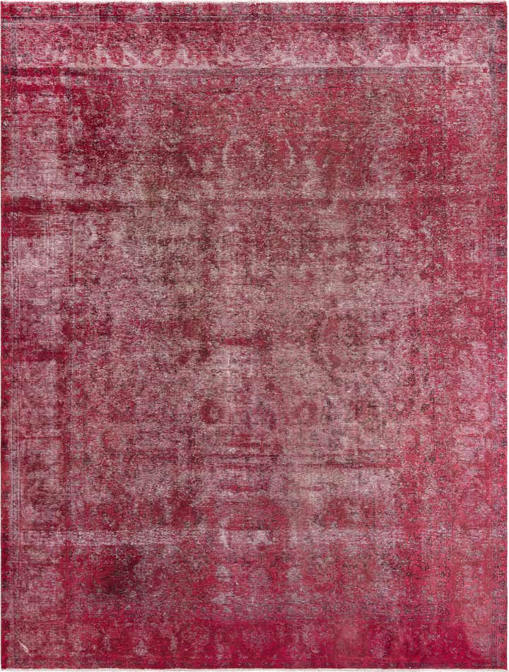 9' 4 x 12' 6 Hand Knotted Ultra Vintage Persian Wool Rug