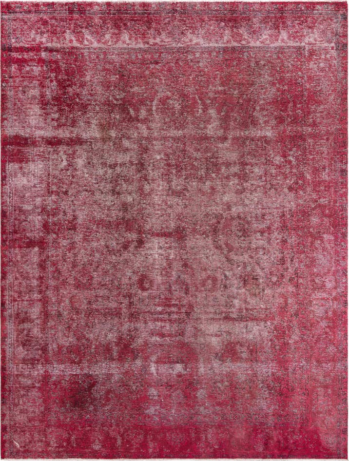 Detail image of 9' 4 x 12' 6 Hand Knotted Ultra Vintage Persian Wool Rug
