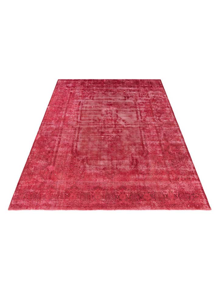 9' 4 x 12' 8 Hand Knotted Ultra Vintage Persian Wool Rug