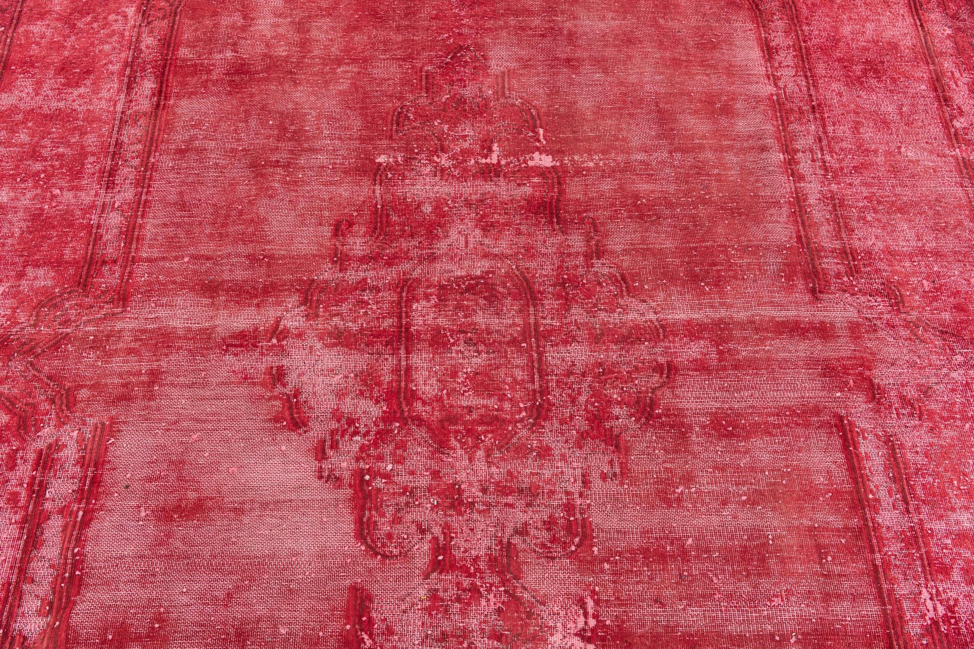 9' 4 x 12' 8 Hand Knotted Ultra Vintage Persian Wool Rug