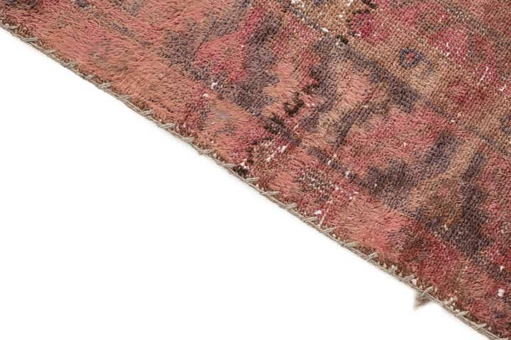 4' x 6' 7 Hand Knotted Ultra Vintage Persian Wool Rug