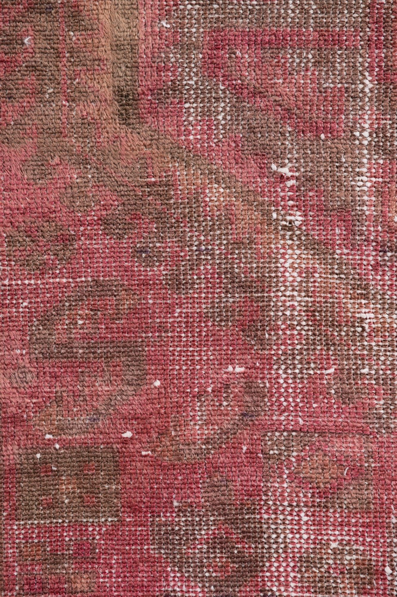 4' x 6' 7 Hand Knotted Ultra Vintage Persian Wool Rug