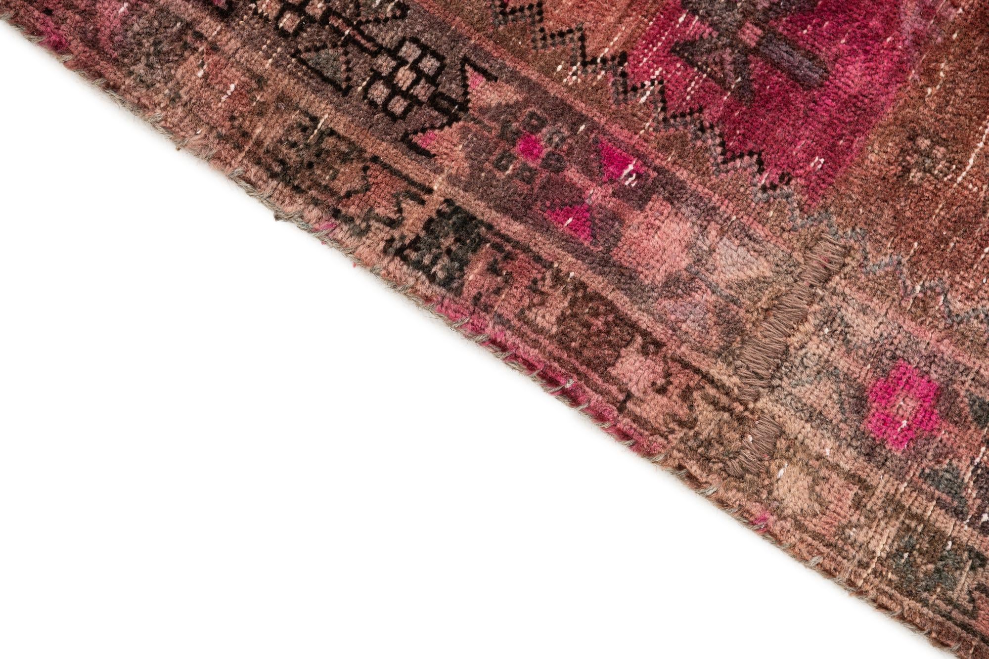 3' 3 x 5' 2 Hand Knotted Ultra Vintage Persian Wool Rug