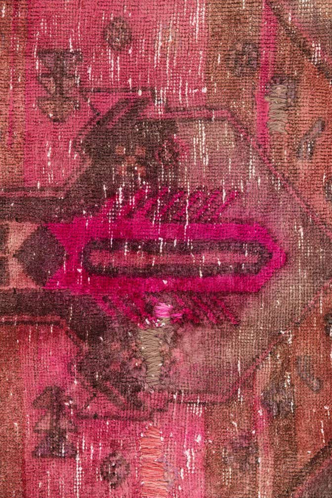 3' 3 x 5' 2 Hand Knotted Ultra Vintage Persian Wool Rug