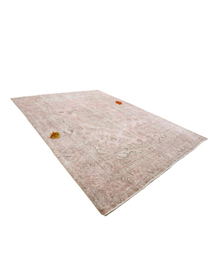 9' 2 x 12' 5 Hand Knotted Ultra Vintage Persian Wool Rug