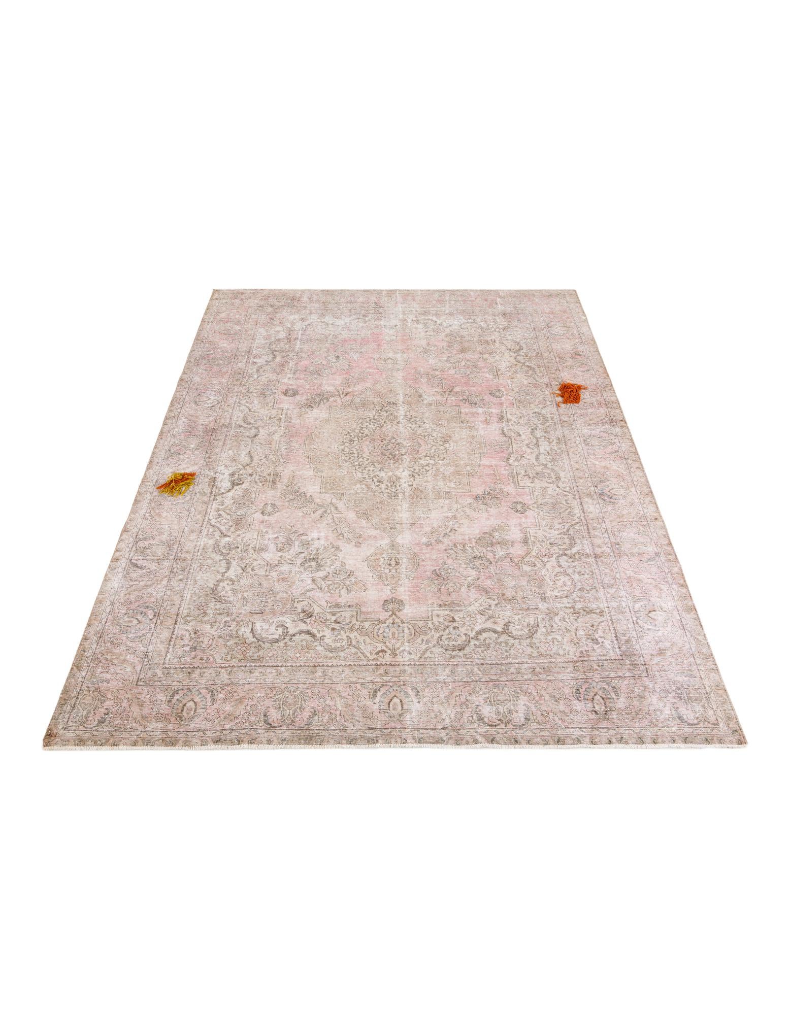 9' 2 x 12' 5 Hand Knotted Ultra Vintage Persian Wool Rug