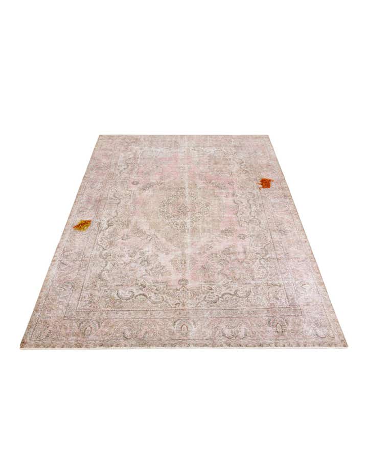 9' 2 x 12' 5 Hand Knotted Ultra Vintage Persian Wool Rug