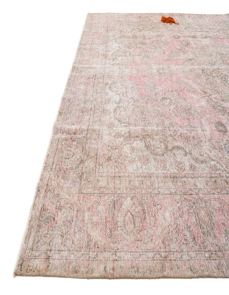 Detail image of 9' 2 x 12' 5  Hand Knotted Ultra Vintage Persian Wool Rug