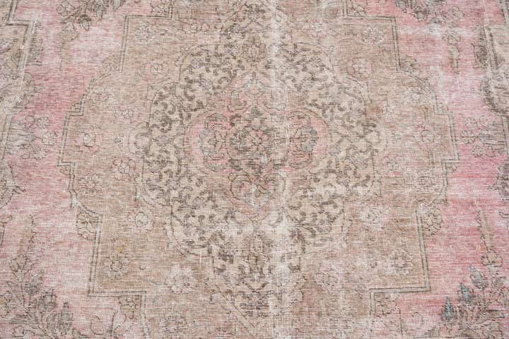 9' 2 x 12' 5 Hand Knotted Ultra Vintage Persian Wool Rug
