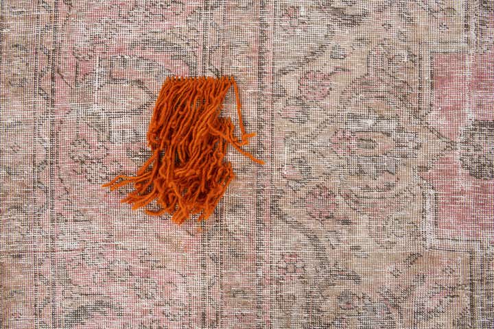 9' 2 x 12' 5 Hand Knotted Ultra Vintage Persian Wool Rug