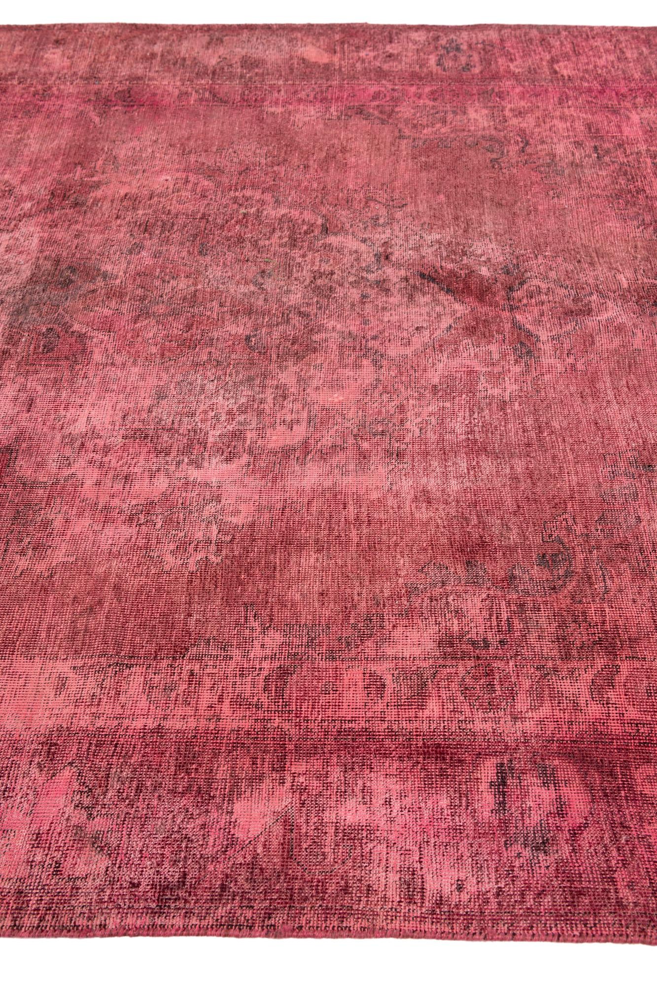 6' x 9' 1 Hand Knotted Ultra Vintage Persian Wool Rug