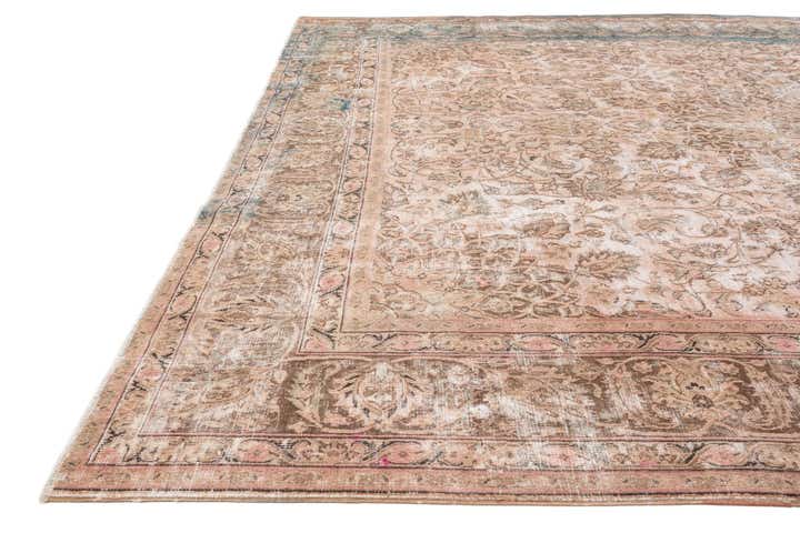 9' 8 x 11' 10 Hand Knotted Ultra Vintage Persian Wool Rug