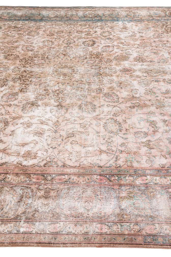 9' 8 x 11' 10 Hand Knotted Ultra Vintage Persian Wool Rug