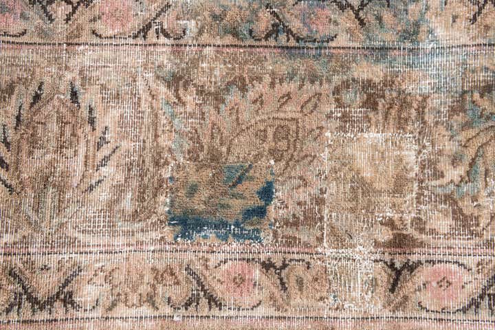 9' 8 x 11' 10 Hand Knotted Ultra Vintage Persian Wool Rug