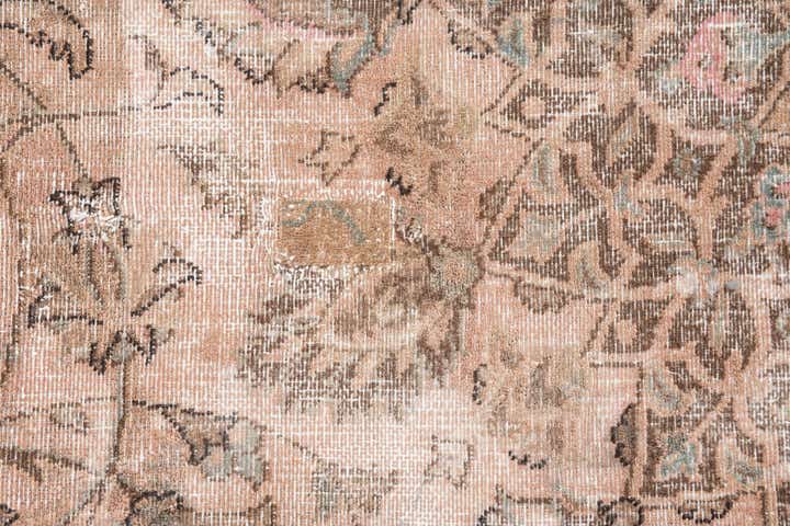 9' 8 x 11' 10 Hand Knotted Ultra Vintage Persian Wool Rug